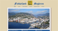 Desktop Screenshot of flekkefjordmegleren.no